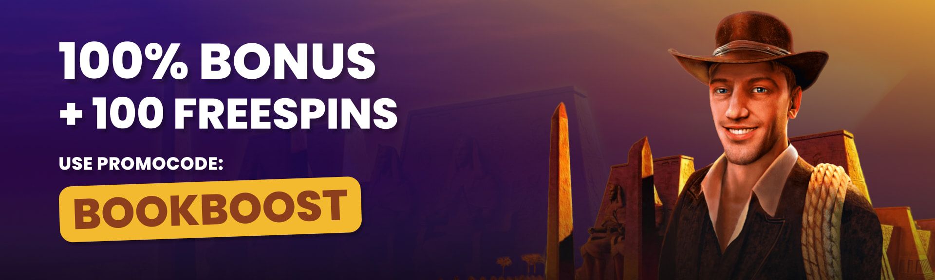 BOOKBOOST Bonus – 100% up to €500 + 100 Free Spins