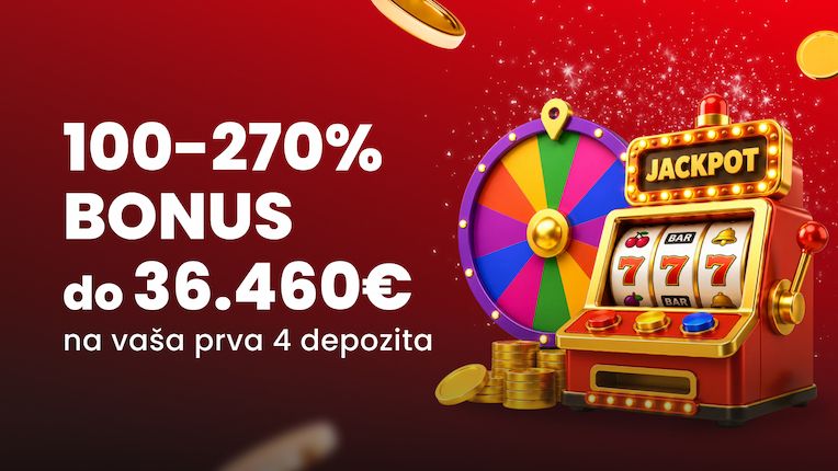 Casino bonus – do 270%