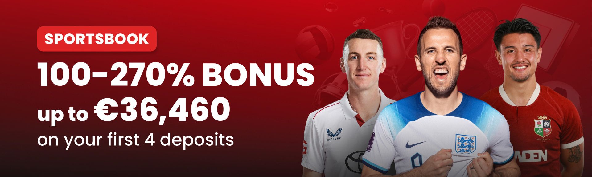 Sportsbook Bonus – Up to 270%