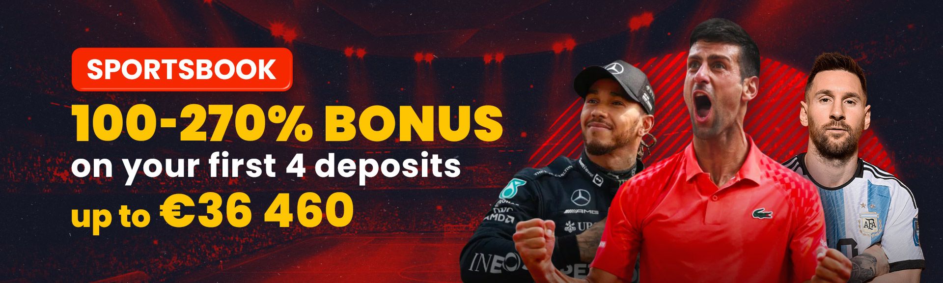 Sportsbook Bonus – Up to 270%