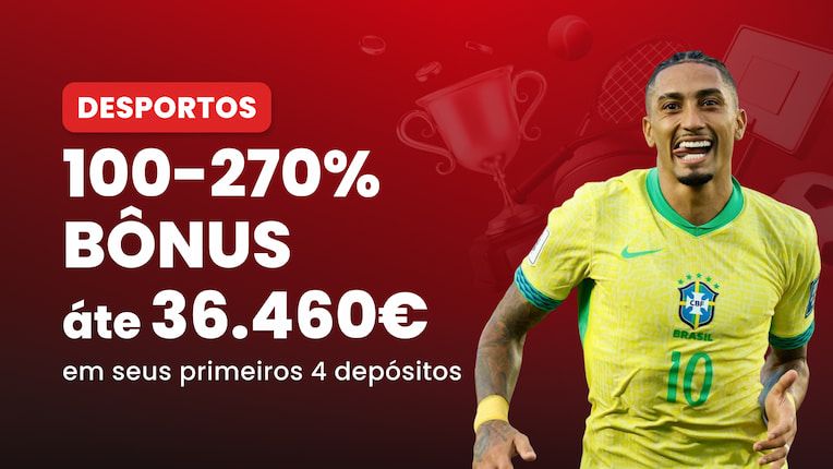 Bónus Desporto – Até 270%